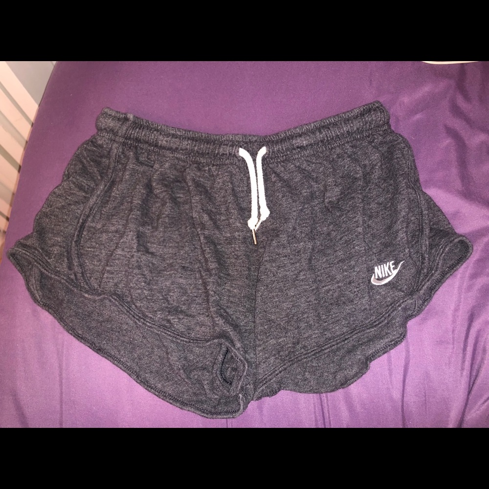 Grey Nike Knit Shorts